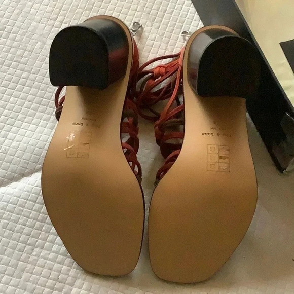 rag & bone Camille sandals Terracotta size 6 - Picture 8 of 16